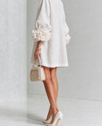 Elena | Mini Vestido Cascada Floral