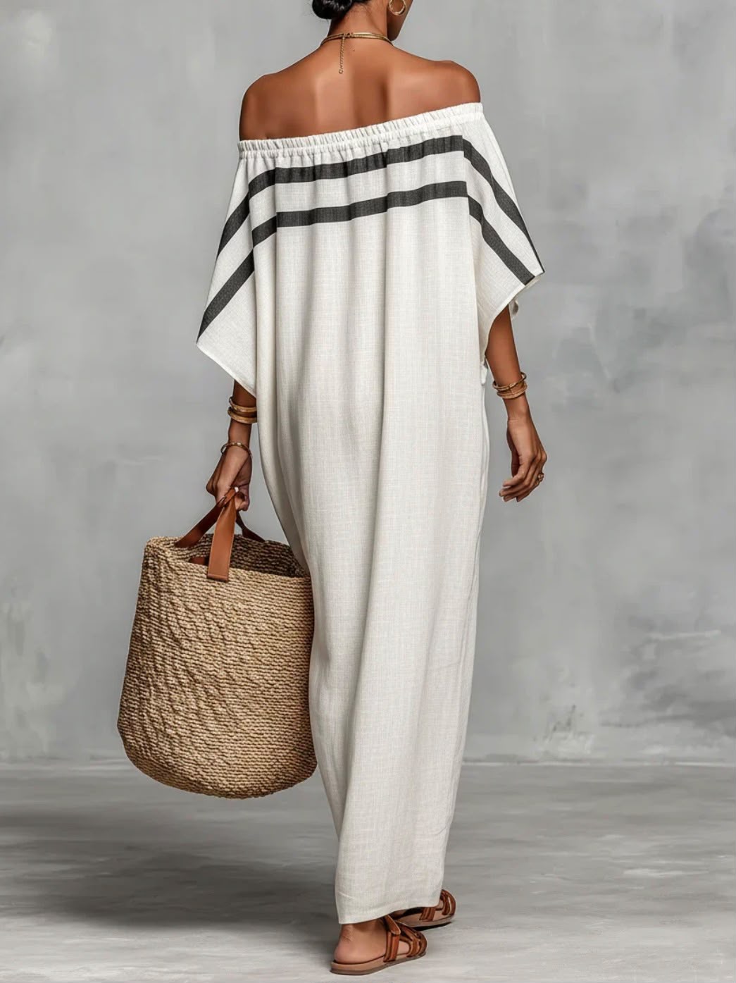 Marisol · Vestido Maxi Escote Caído