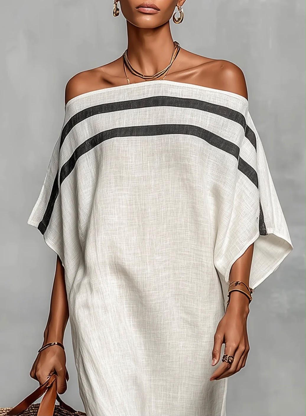 Marisol · Vestido Maxi Escote Caído