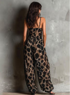 Leire · Mono halter fluido con estampado en contraste